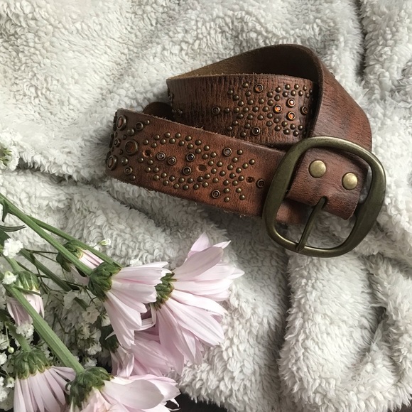Abercrombie & Fitch Brown Leather Belt - Picture 6 of 6